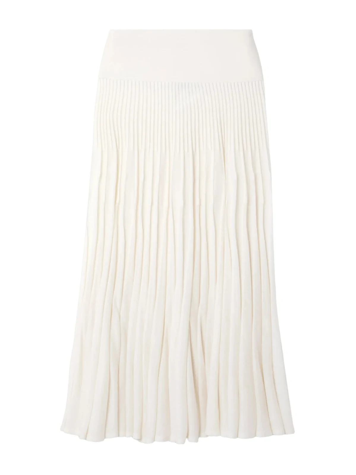Pleated Wool Midi Skirt Pleated Wool Midi Skirt