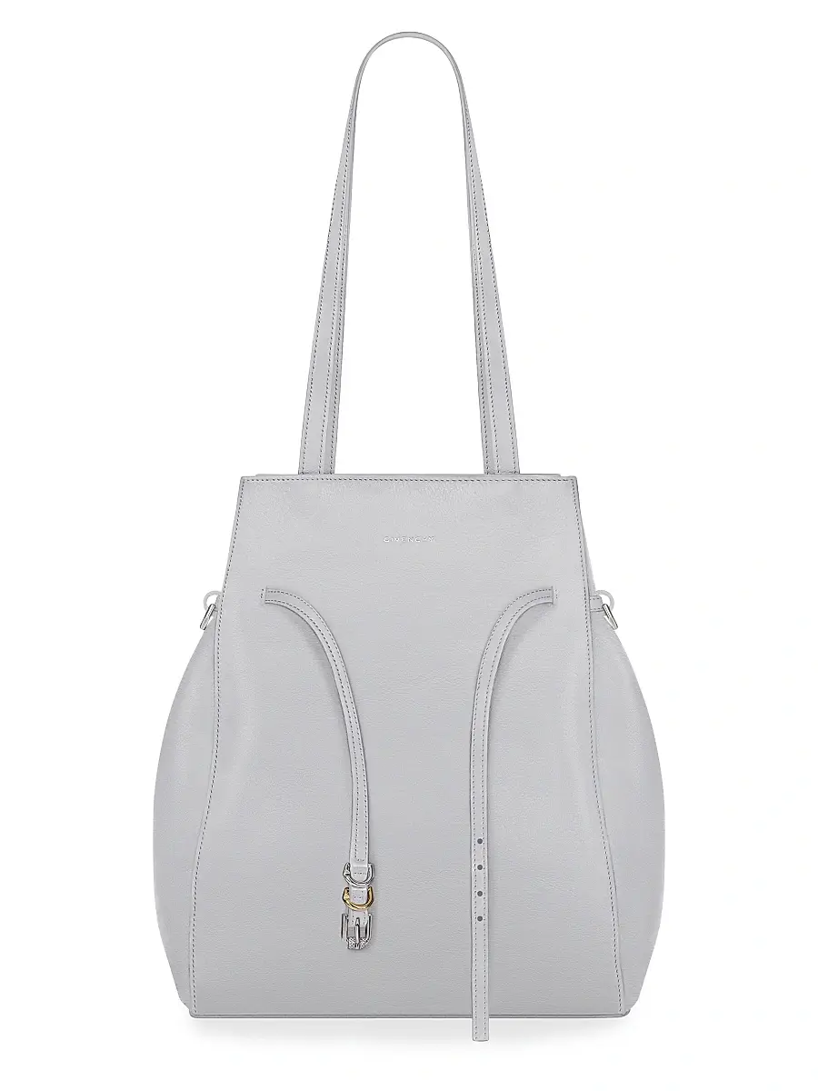 Givenchy Women's Voyou Tote Bag in Leather - Light Grey | Thumbnail 2 Givenchy Women's Voyou Tote Bag in Leather - Light Grey | Thumbnail 2