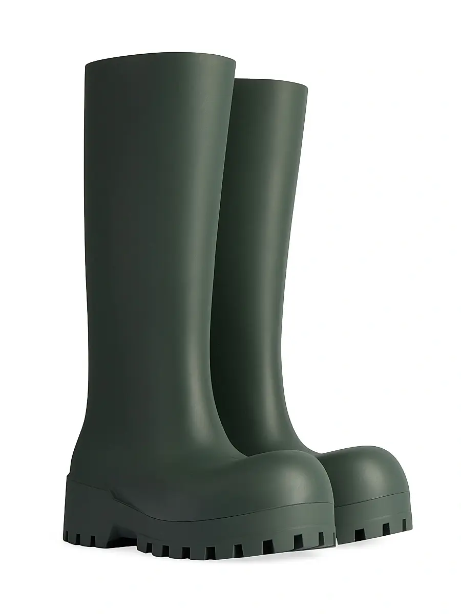 Balenciaga Women's Bulldozer Rainboots - Black | Thumbnail 2 Balenciaga Women's Bulldozer Rainboots - Black | Thumbnail 2