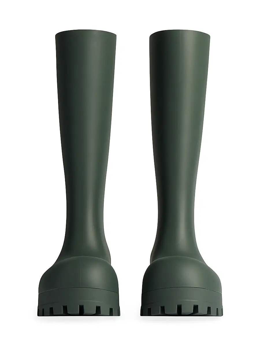 Balenciaga Women's Bulldozer Rainboots - Black | Thumbnail 4 Balenciaga Women's Bulldozer Rainboots - Black | Thumbnail 4