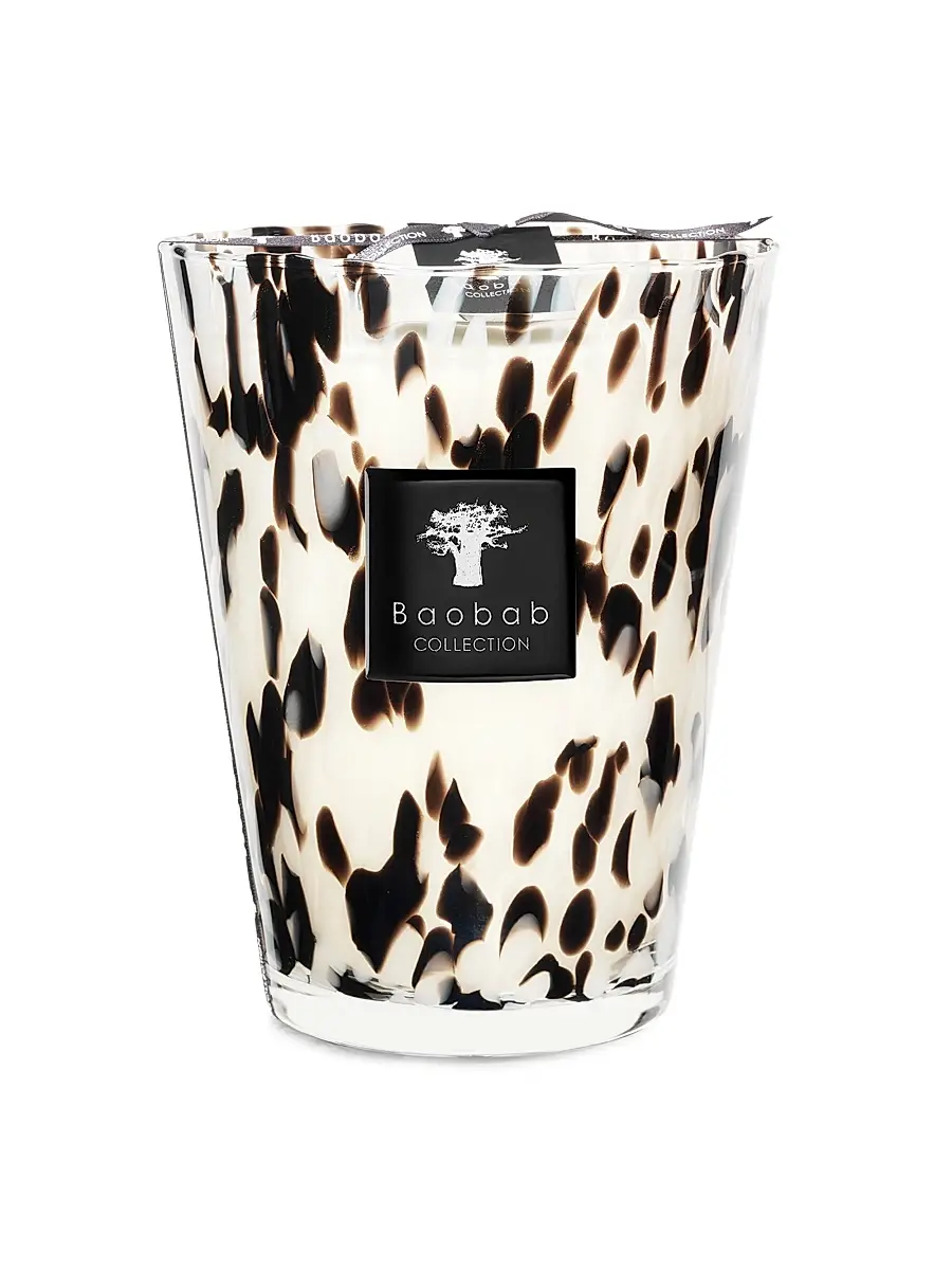 Baobab Pearls Max24 Black Candle