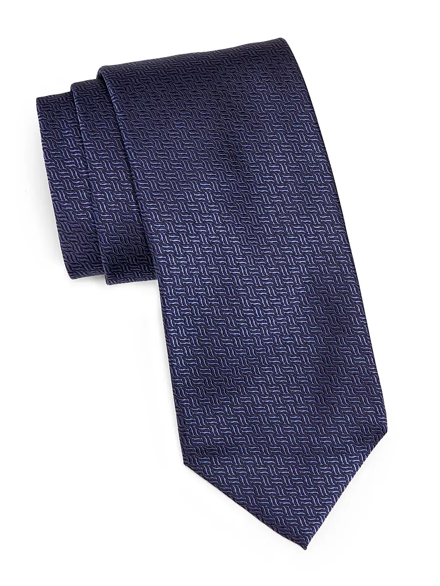 Men's Fantasia Cravatte Tie - Grey