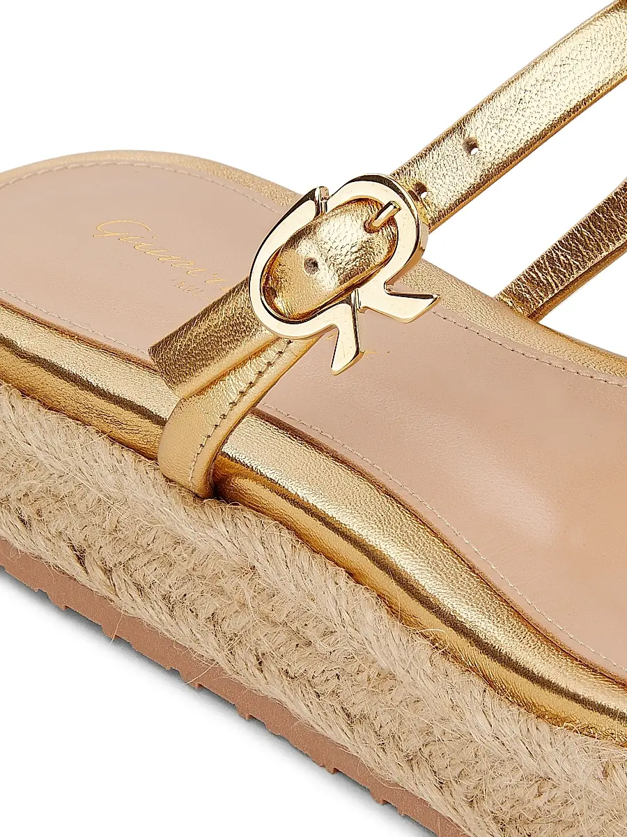 Gianvito Rossi Women's Nappa Silk+Corda Sandals | Thumbnail 6 Gianvito Rossi Women's Nappa Silk+Corda Sandals | Thumbnail 6