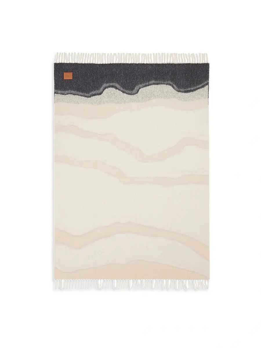 Loewe Light Alpaca-Blend Blanket - Light Beige | Image 1 Loewe Light Alpaca-Blend Blanket - Light Beige | Image 1