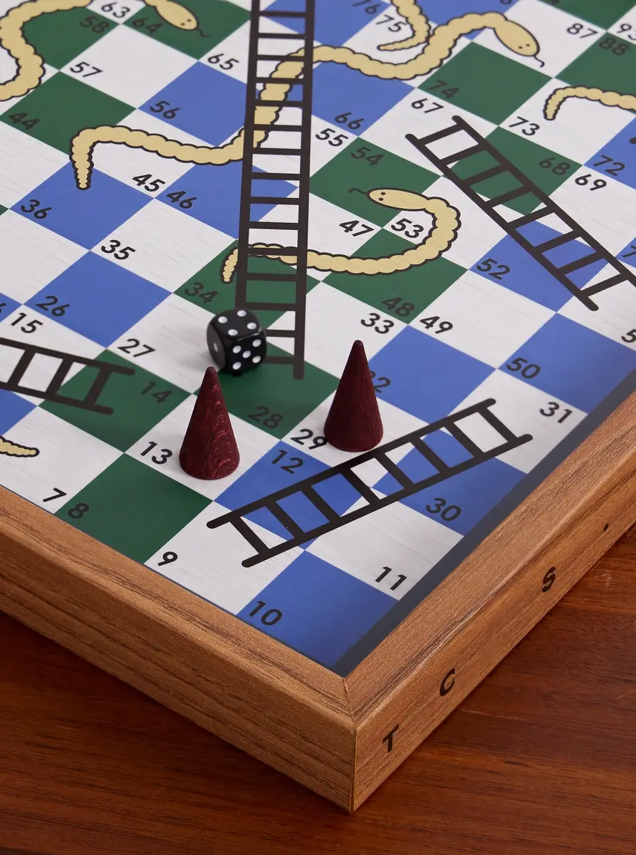 The Conran Shop Milos Wood and Leather Combo Game Set - Men | Thumbnail 4 The Conran Shop Milos Wood and Leather Combo Game Set - Men | Thumbnail 4