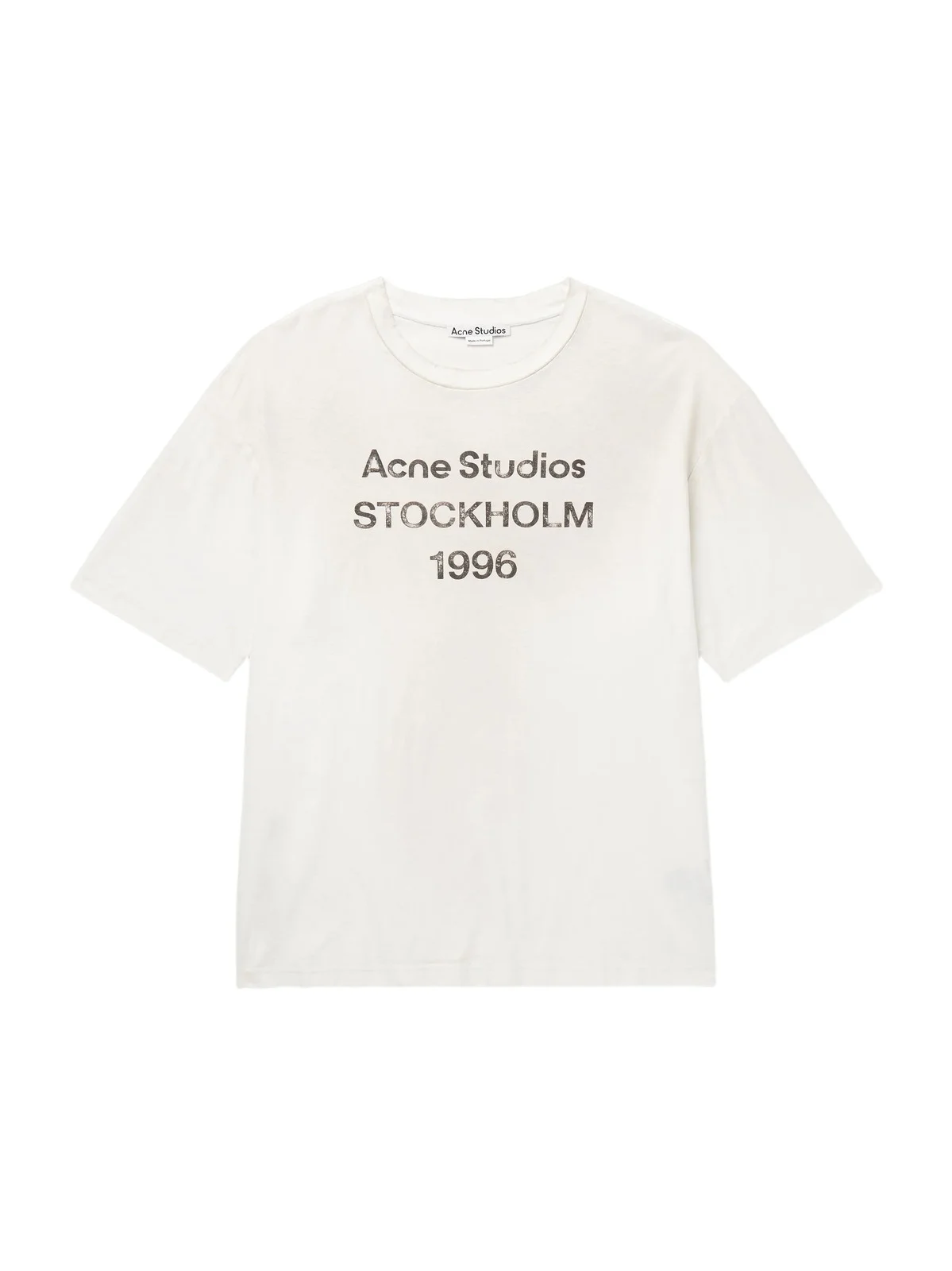 Exford Distressed Logo-Print Cotton-Jersey T-Shirt - Men Exford Distressed Logo-Print Cotton-Jersey T-Shirt - Men