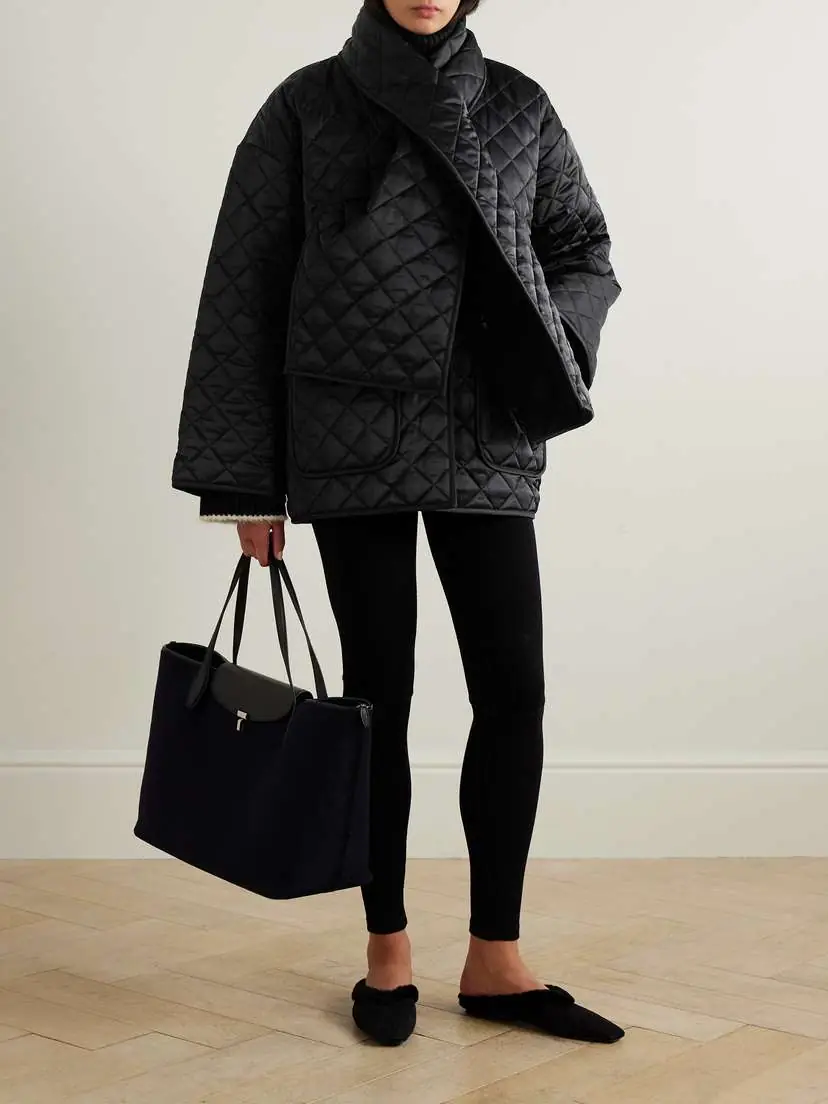 TOTEME Scarf-detailed Quilted Recycled-shell Jacket | Thumbnail 2