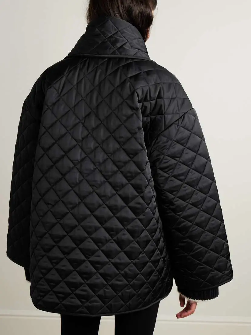 TOTEME Scarf-detailed Quilted Recycled-shell Jacket | Thumbnail 4
