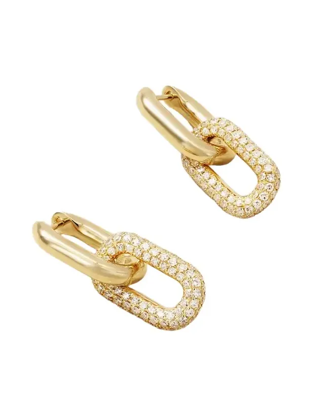 18-karat Gold Diamond Earrings 18-karat Gold Diamond Earrings