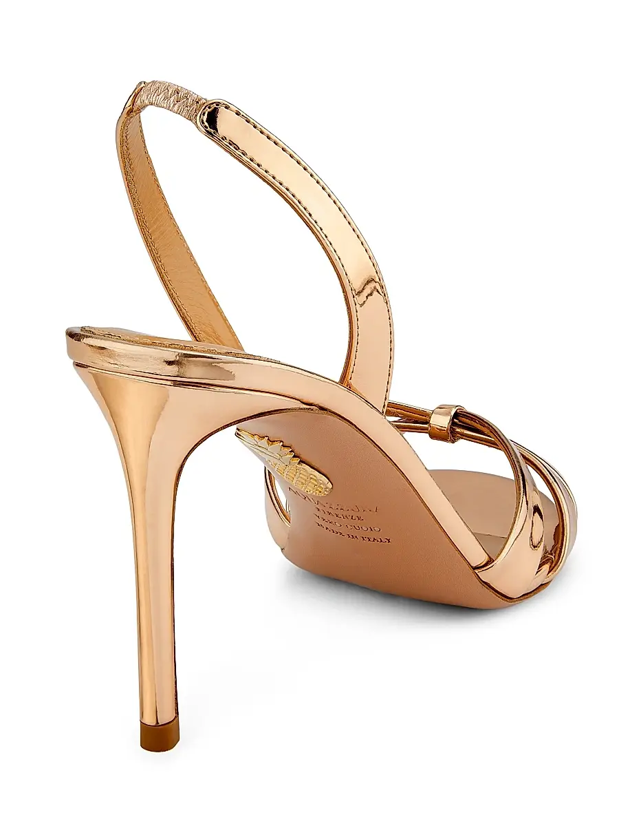 Aquazzura Women's Tati 85MM Slingback Sandals | Thumbnail 3 Aquazzura Women's Tati 85MM Slingback Sandals | Thumbnail 3