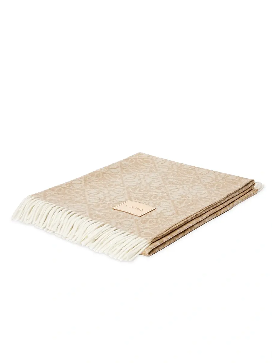 Loewe Anagram Wool-Cashmere Blanket | Thumbnail 2