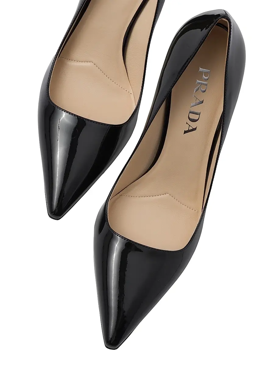 Prada Women's Patent Leather Pumps - Black | Thumbnail 5