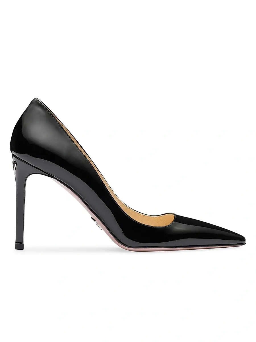 Prada Women's Patent Leather Pumps - Black | Image 1 Prada Women's Patent Leather Pumps - Black | Image 1