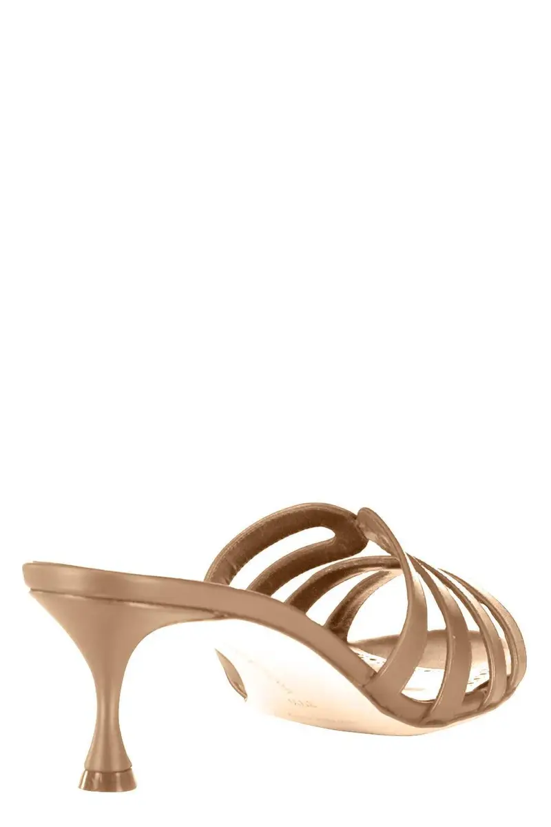 Manolo Blahnik Ahwak Mule - Medium Nude | Thumbnail 5