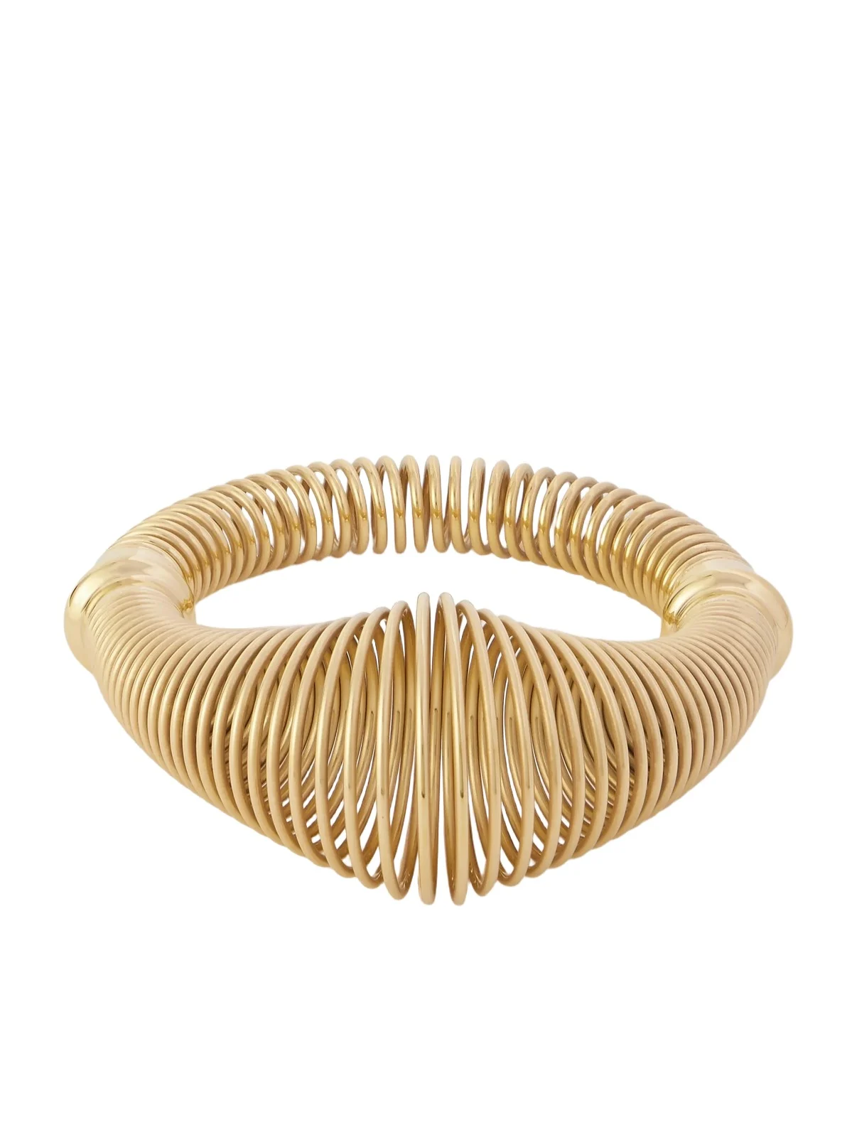 Spiral Gold-tone Bracelet