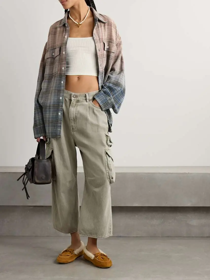 R13 Cropped Cargo Jeans | Thumbnail 2
