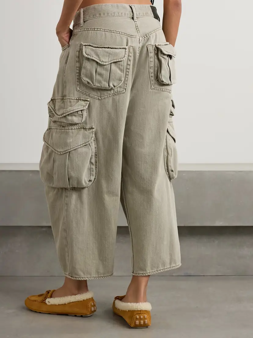 R13 Cropped Cargo Jeans | Thumbnail 4