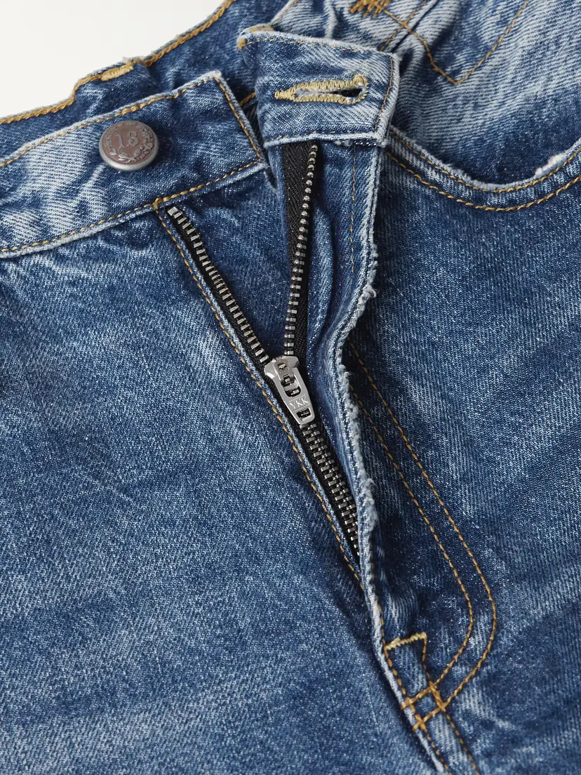 R13 D'arcy Distressed Mid-rise Wide-leg Jeans | Thumbnail 5