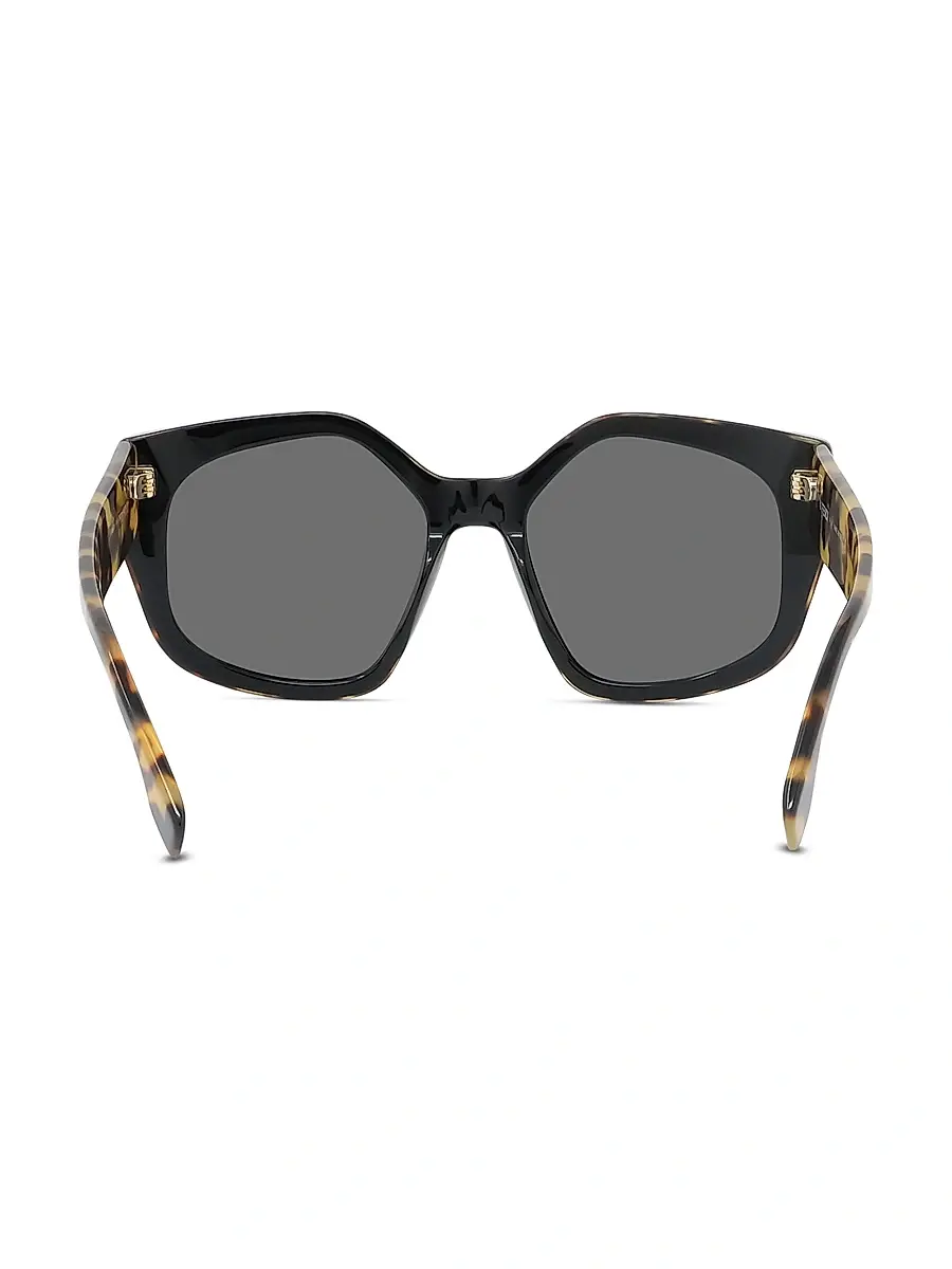 Fendi Women's 55MM Geometric Logo Sunglasses - Black | Thumbnail 5 Fendi Women's 55MM Geometric Logo Sunglasses - Black | Thumbnail 5