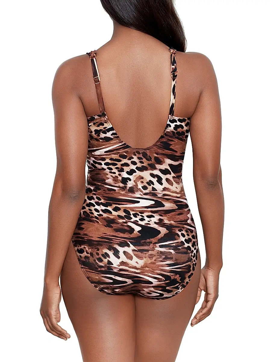 Miraclesuit Swim Women's Ocicat Siren One-Piece Swimsuit - Black Multi | Thumbnail 4 Miraclesuit Swim Women's Ocicat Siren One-Piece Swimsuit - Black Multi | Thumbnail 4