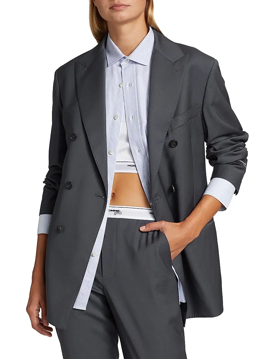 Hommegirls Men's Blazer - Grey | Thumbnail 2 Hommegirls Men's Blazer - Grey | Thumbnail 2