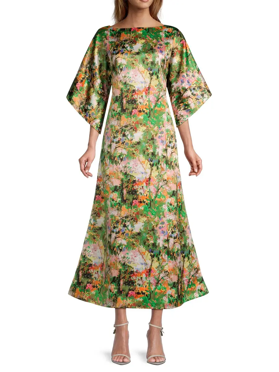 Frances Valentine Women's Spinnaker Painterly Maxi Dress | Image 1 Frances Valentine Women's Spinnaker Painterly Maxi Dress | Image 1