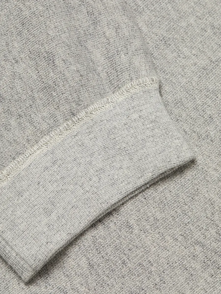R13 Women's Patti Off-the-Shoulder Sweatshirt - Heather Grey | Thumbnail 7
