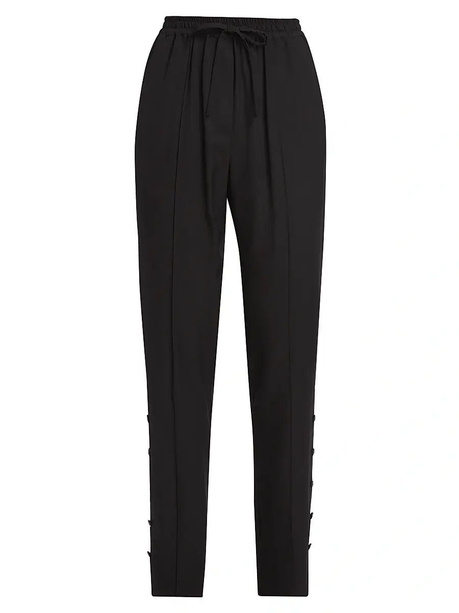 3.1 Phillip Lim Women's Button-Vent Oversized Pants - Black | Image 1 3.1 Phillip Lim Women's Button-Vent Oversized Pants - Black | Image 1