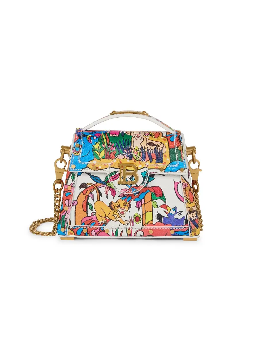 Balmain Women's Disney x : The Lion King B-Buzz Leather Bag | Thumbnail 4 Balmain Women's Disney x : The Lion King B-Buzz Leather Bag | Thumbnail 4