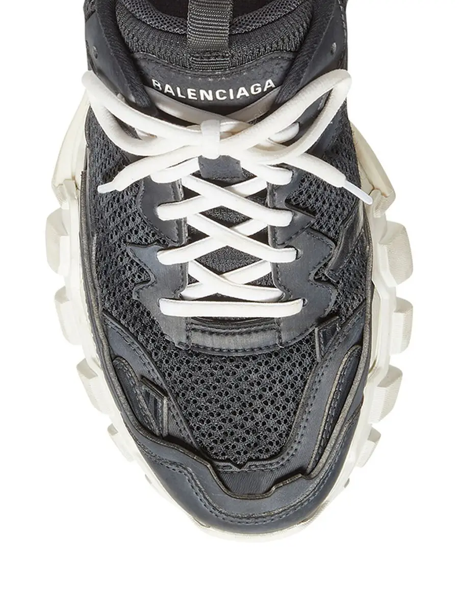Balenciaga Men's Track.3 Sneaker - Black White Red | Thumbnail 5