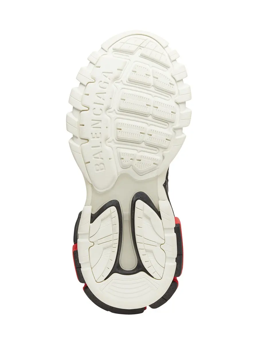 Balenciaga Men's Track.3 Sneaker - Black White Red | Thumbnail 7