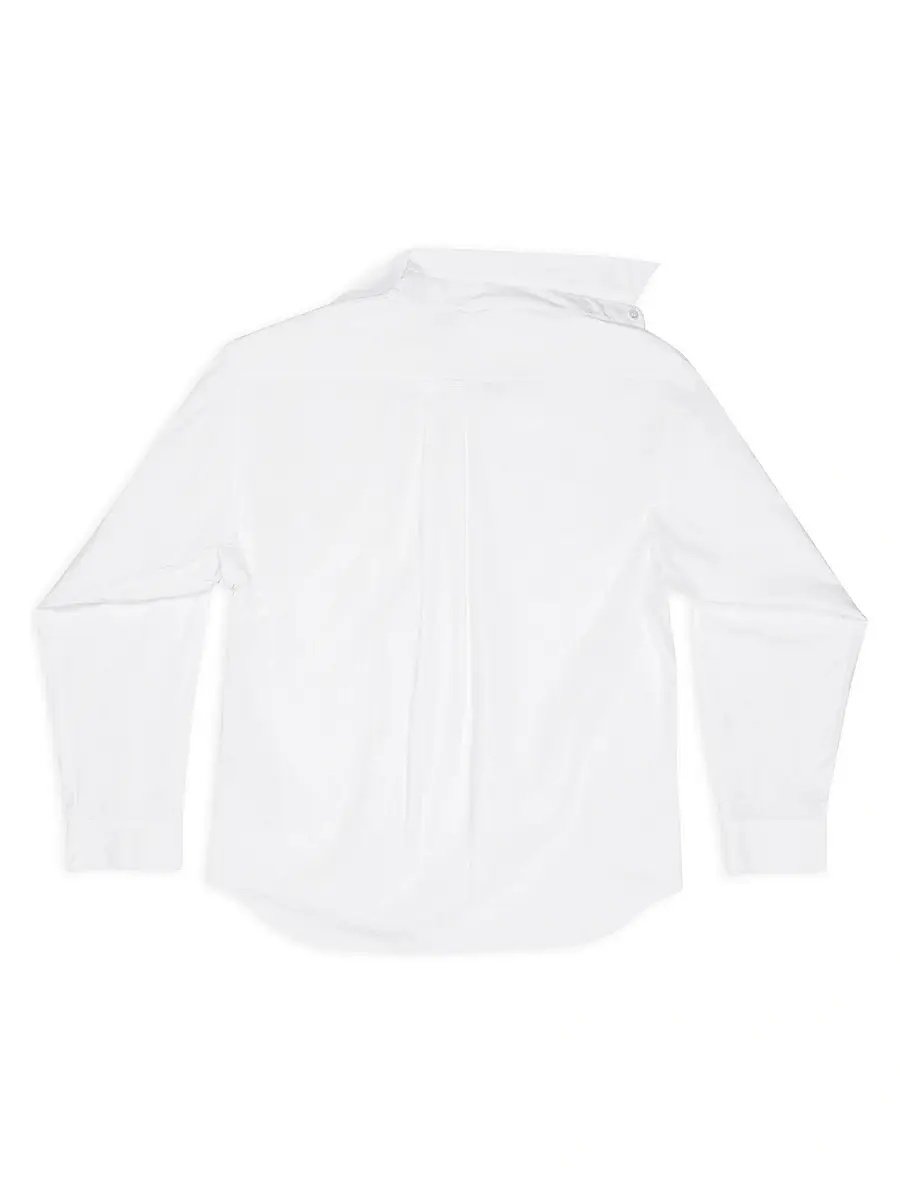 Balenciaga Women's Twisted Shirt - White | Thumbnail 3
