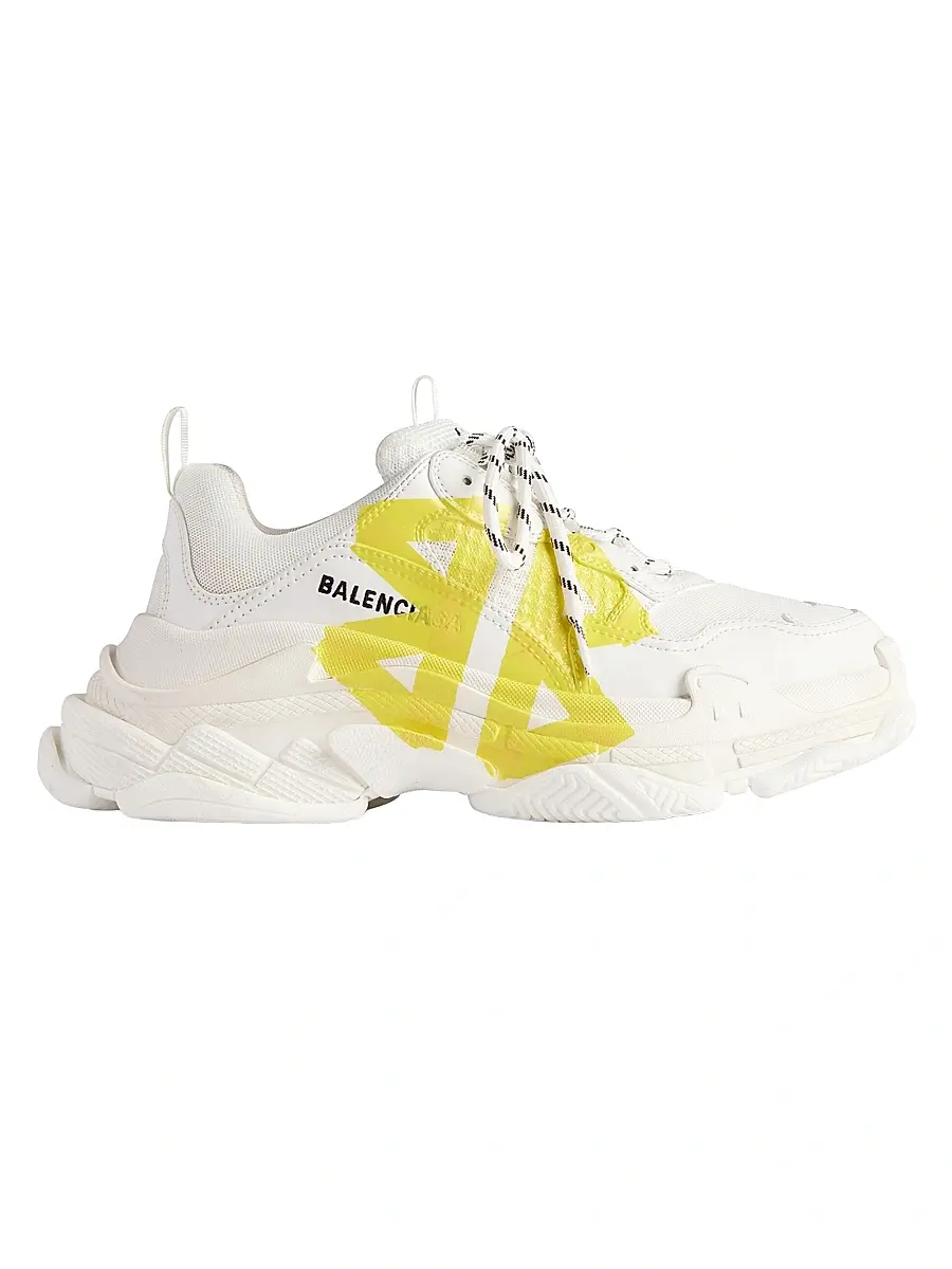 Balenciaga Women's Triple S Tape Type Sneakers | Image 1 Balenciaga Women's Triple S Tape Type Sneakers | Image 1