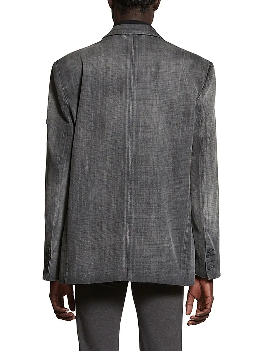 Balenciaga Men's Washed Jacket - Black Faded | Thumbnail 5 Balenciaga Men's Washed Jacket - Black Faded | Thumbnail 5