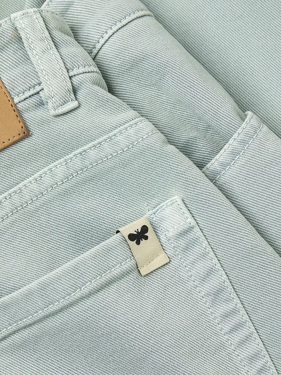 Weekend Max Mara Women's Medina Wide-Leg Mid-Rise Jeans - Pastel Green | Thumbnail 6