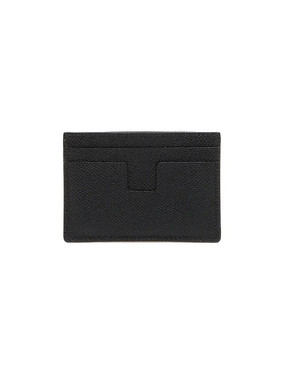 Tom Ford Men's T Line Classic Leather Card Holder | Thumbnail 2
