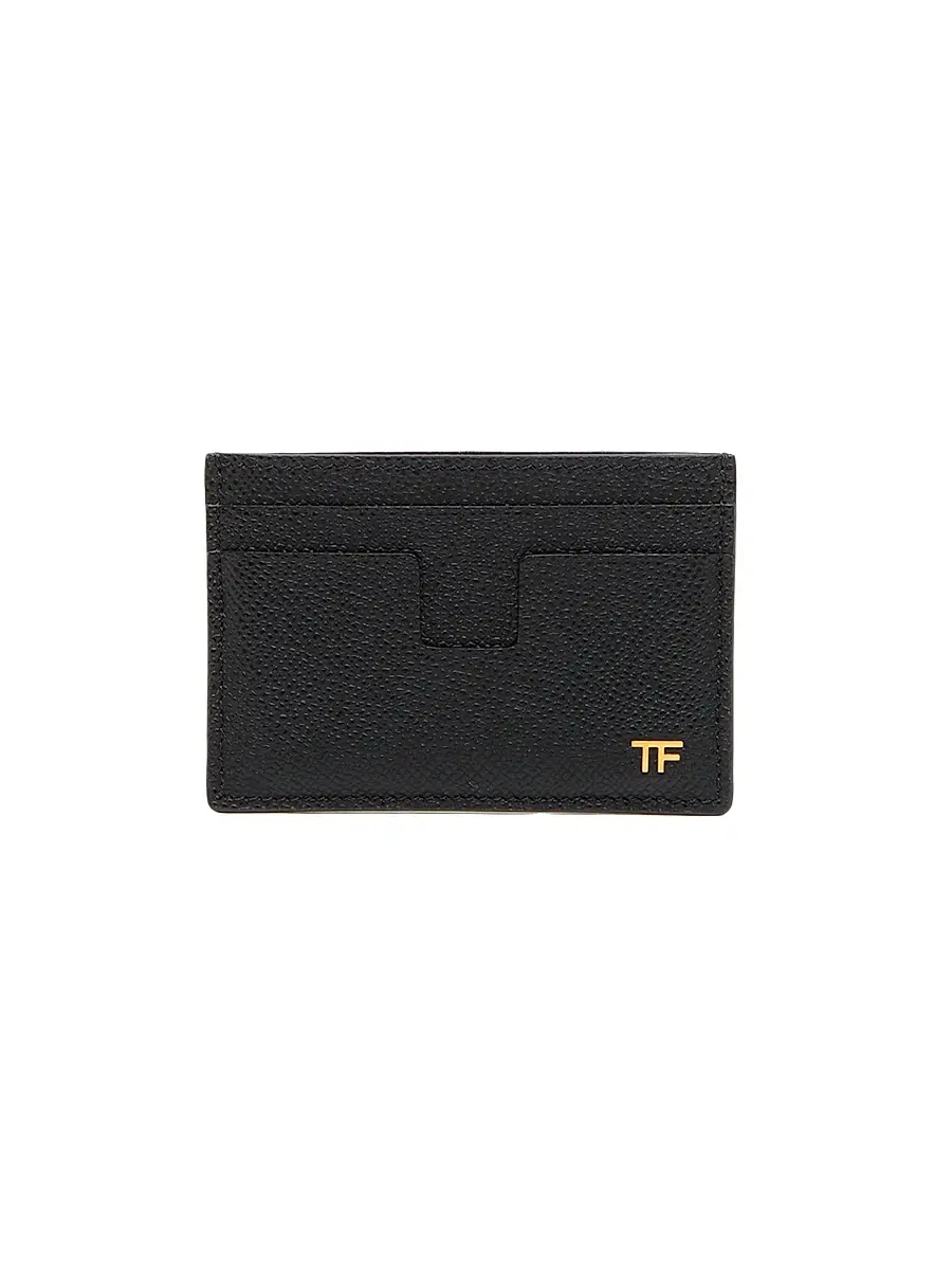 Tom Ford Men's T Line Classic Leather Card Holder