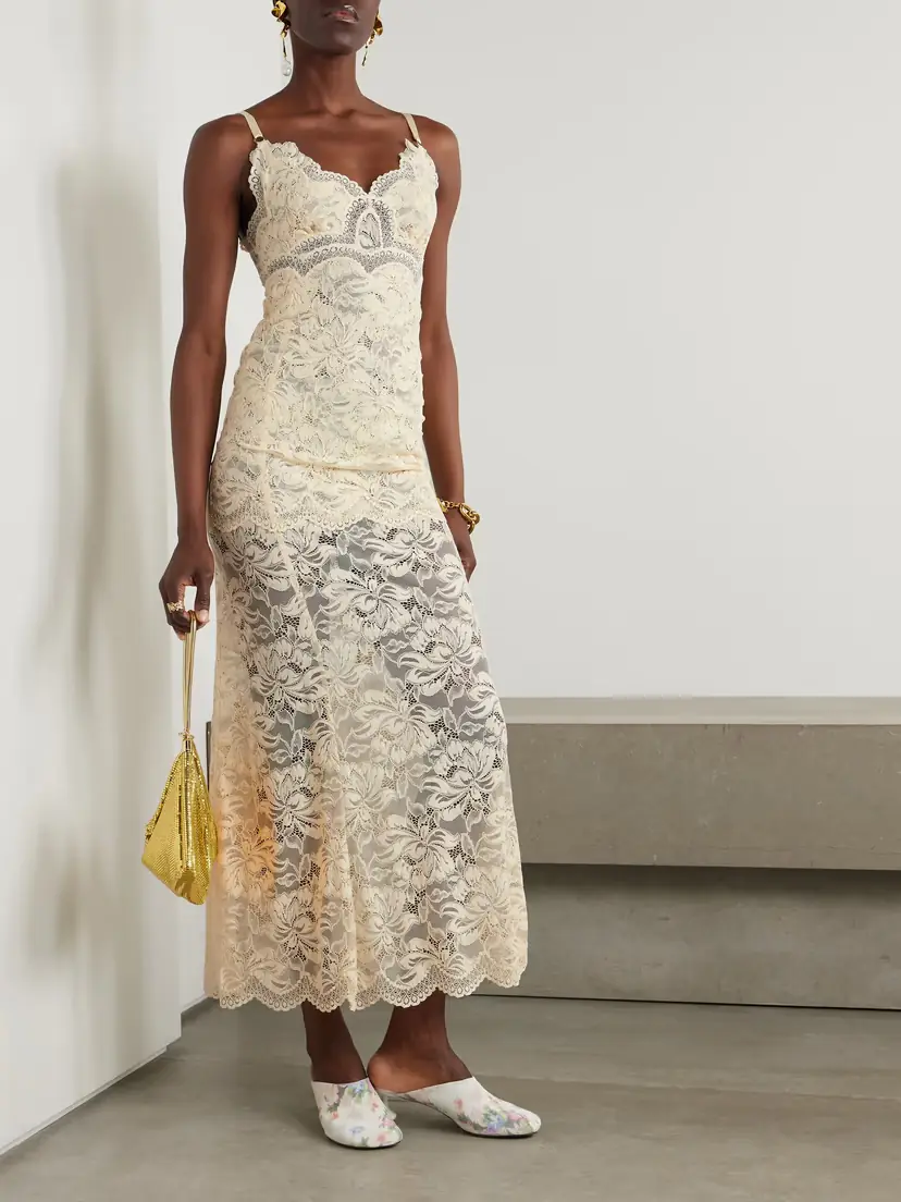 Rabanne Guipure Lace Maxi Dress | Thumbnail 2