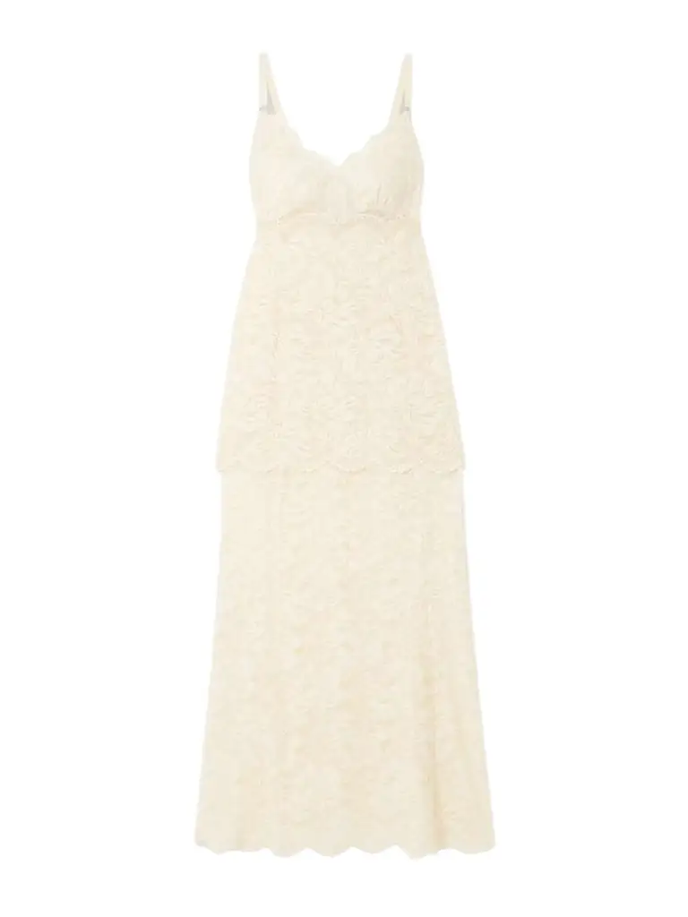 Guipure Lace Maxi Dress
