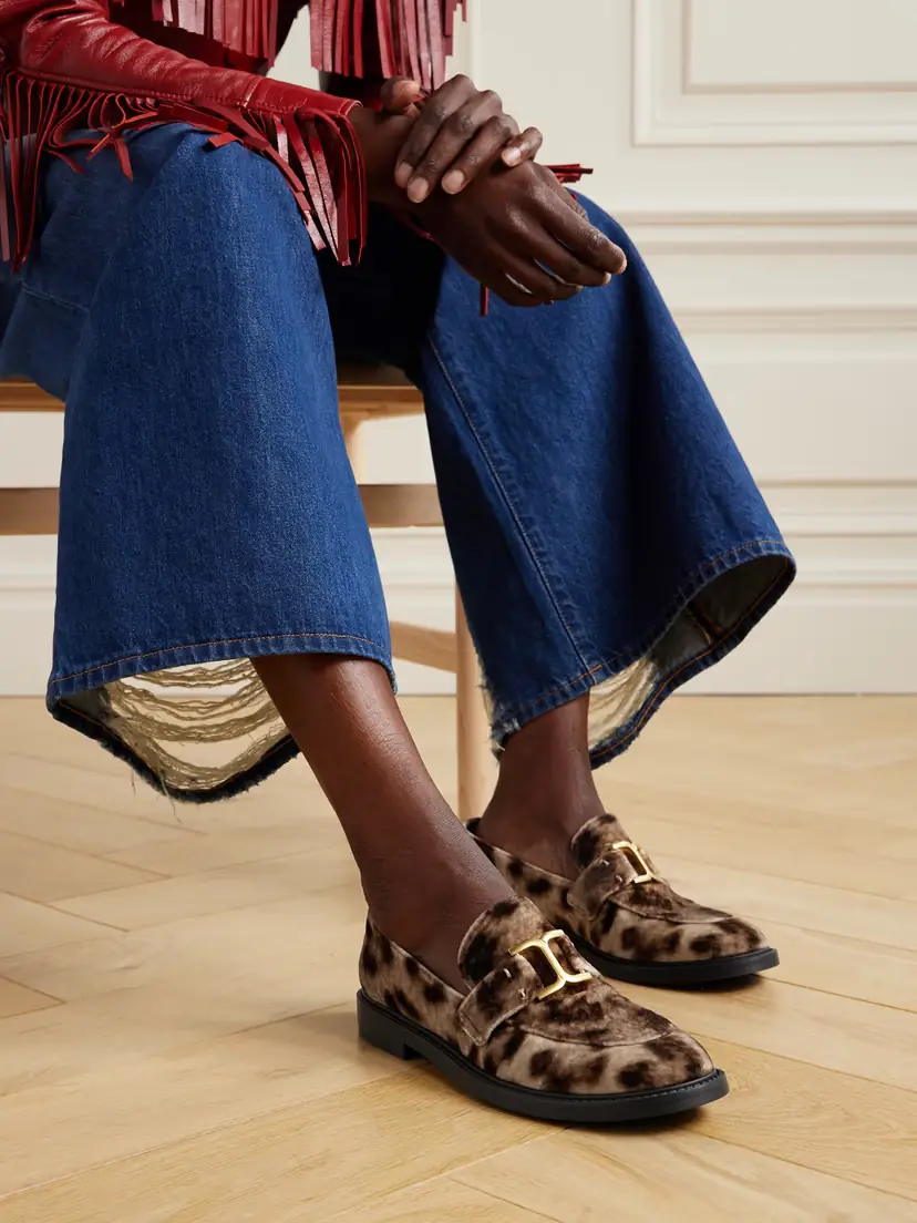Chloé Marcie Leopard-print Velvet Loafers | Thumbnail 2 Chloé Marcie Leopard-print Velvet Loafers | Thumbnail 2