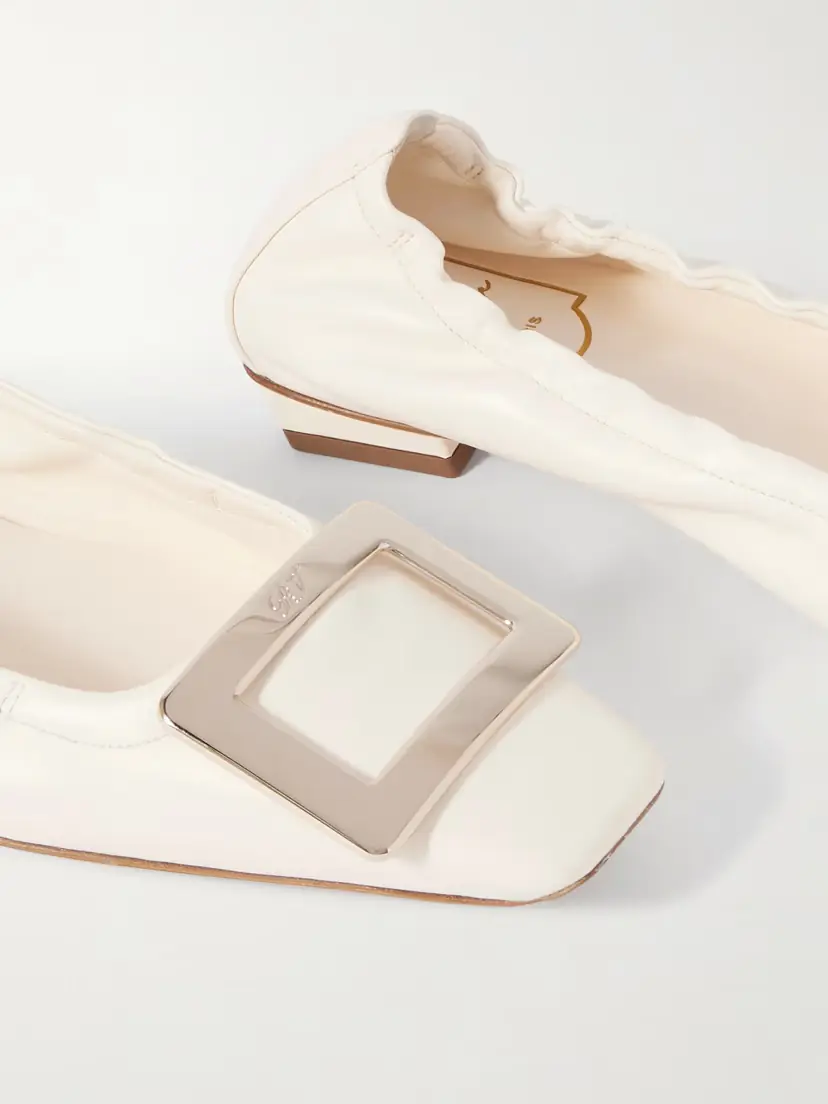 Roger Vivier Belle Vivier Embellished Patent-leather Ballet Flats | Thumbnail 4 Roger Vivier Belle Vivier Embellished Patent-leather Ballet Flats | Thumbnail 4