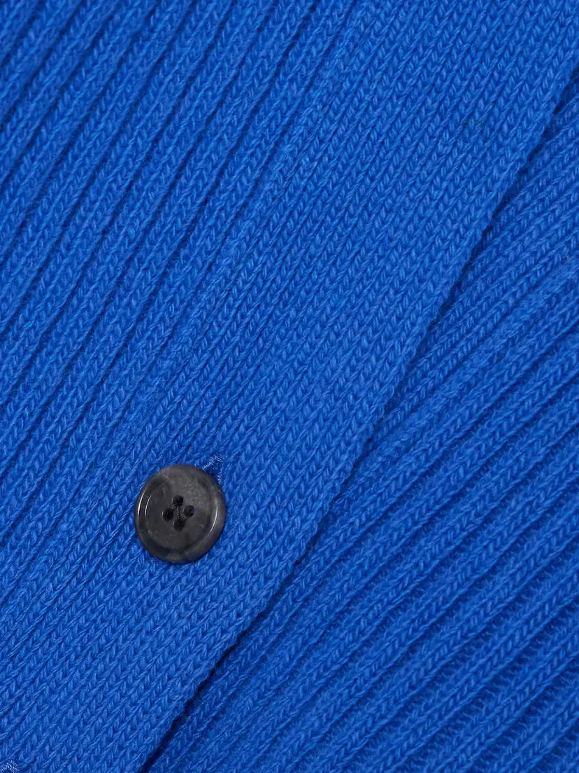 Victoria Beckham Wrap-effect Ribbed Wool And Cashmere-blend Cardigan | Thumbnail 4 Victoria Beckham Wrap-effect Ribbed Wool And Cashmere-blend Cardigan | Thumbnail 4