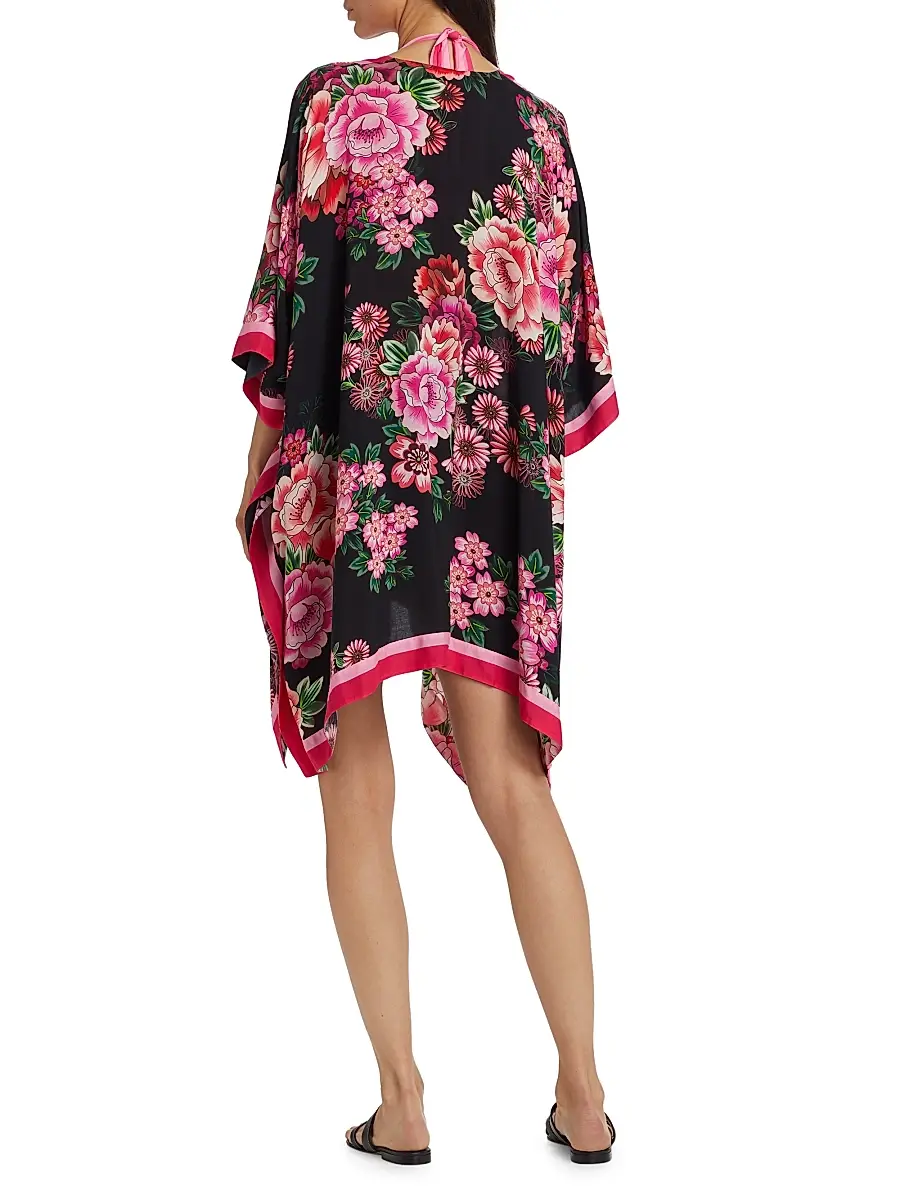 Johnny Was Women's Blum Short Robe - Blum | Thumbnail 4 Johnny Was Women's Blum Short Robe - Blum | Thumbnail 4