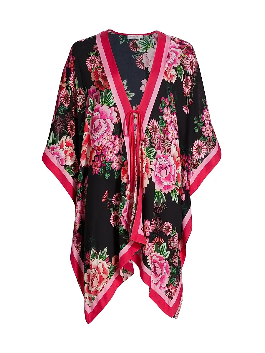 Johnny Was Women's Blum Short Robe - Blum | Thumbnail 1 Johnny Was Women's Blum Short Robe - Blum | Thumbnail 1