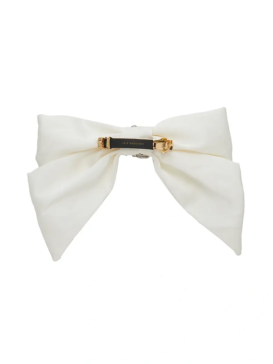 Lele Sadoughi Women's Natalia Crystal-Embellished Bow | Thumbnail 2