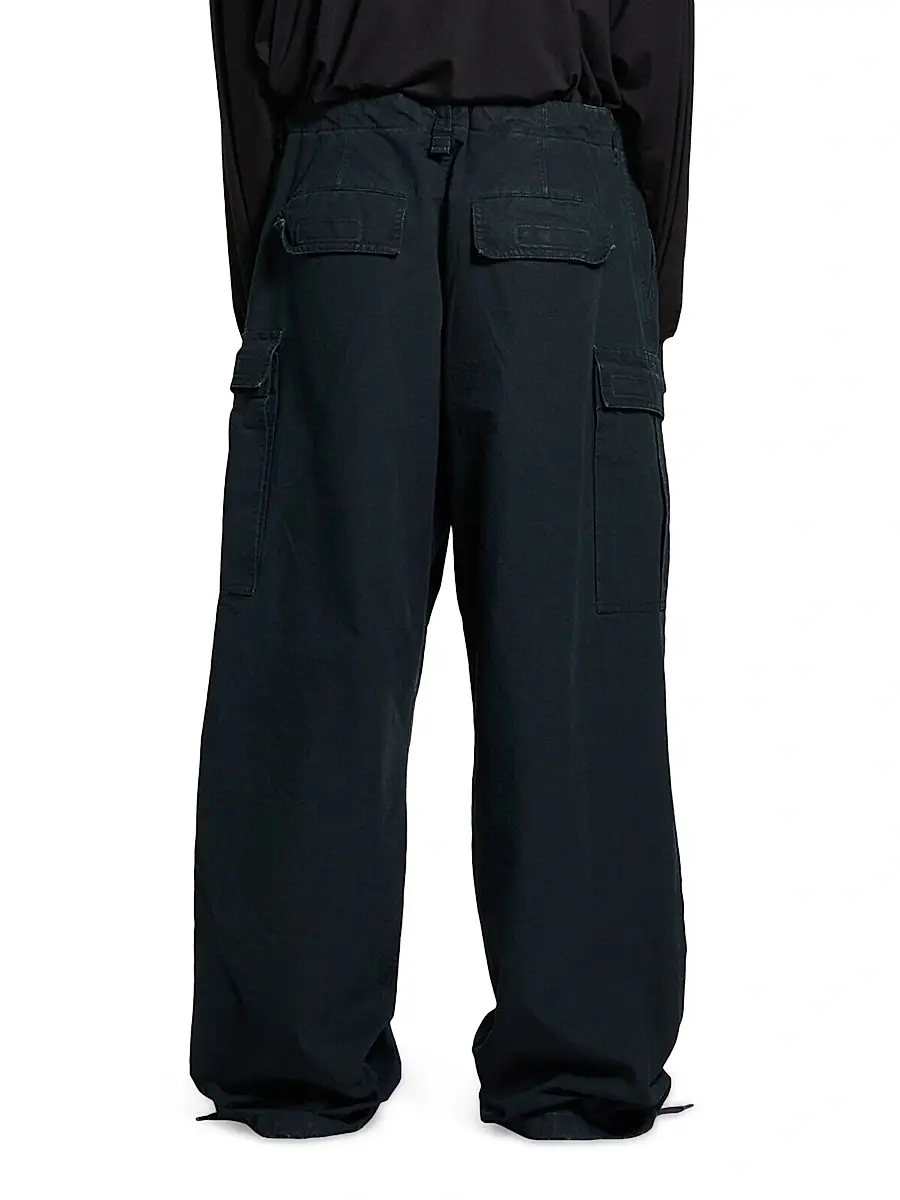 Balenciaga Men's Cargo Pants - Ink | Thumbnail 4