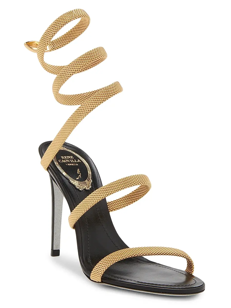 René Caovilla Women's 105MM Cleo High-Heel Sandals | Thumbnail 2 René Caovilla Women's 105MM Cleo High-Heel Sandals | Thumbnail 2