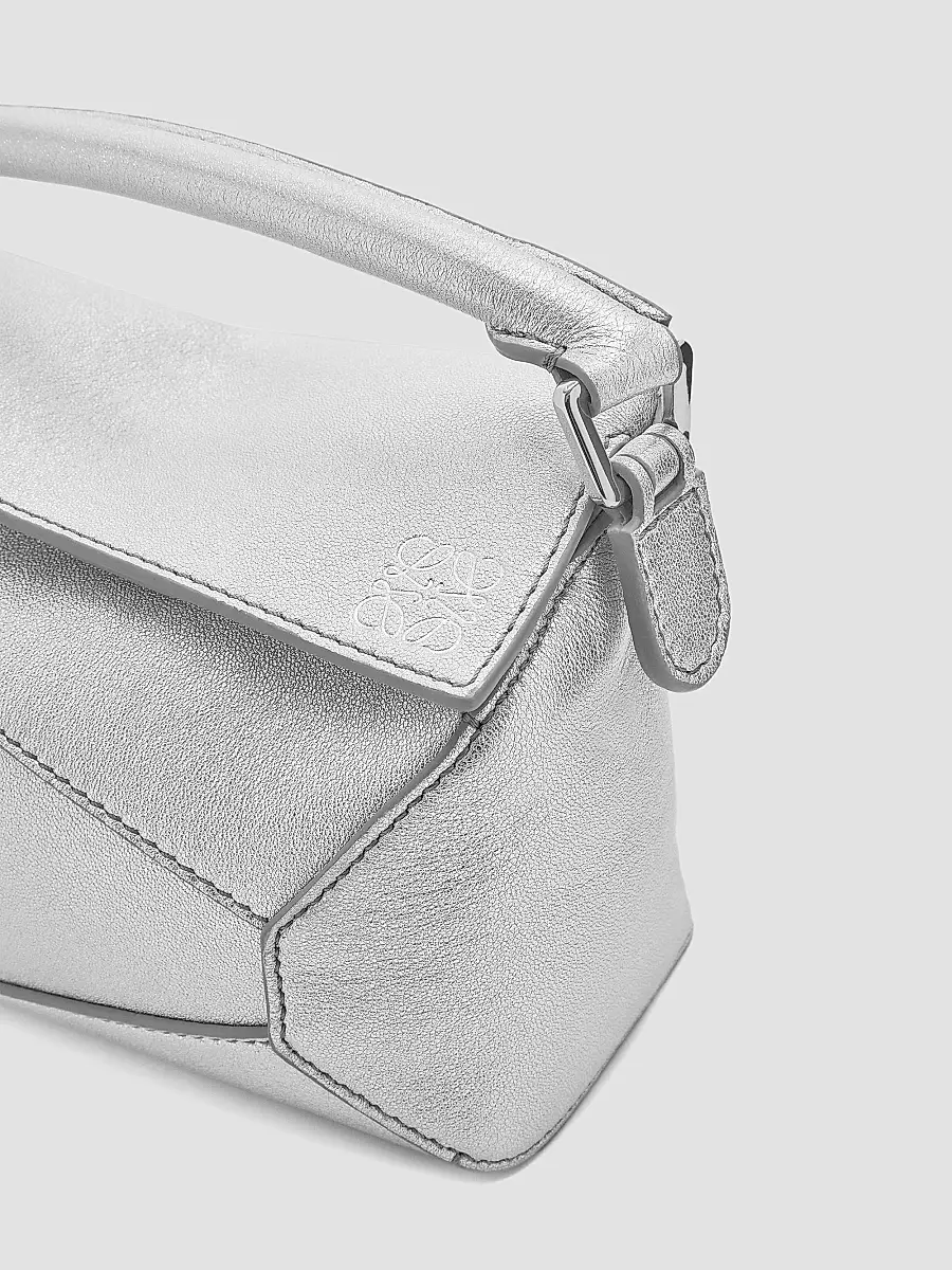 Loewe Women's Mini Puzzle Edge Metallic Leather Bag | Thumbnail 9 Loewe Women's Mini Puzzle Edge Metallic Leather Bag | Thumbnail 9