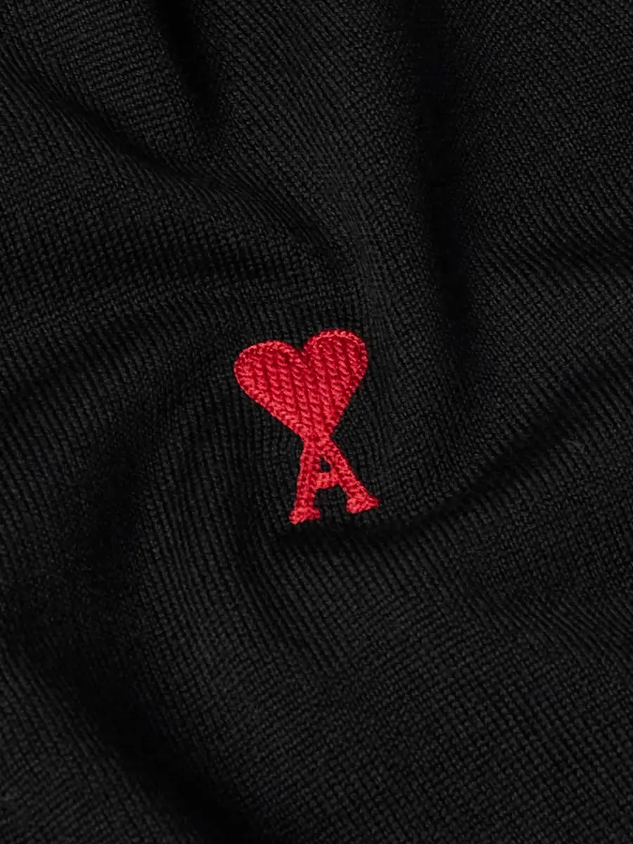 AMI PARIS Ami de Coeur Logo-Embroidered Cotton-Blend Jersey Sweatshirt - Men | Thumbnail 4 AMI PARIS Ami de Coeur Logo-Embroidered Cotton-Blend Jersey Sweatshirt - Men | Thumbnail 4