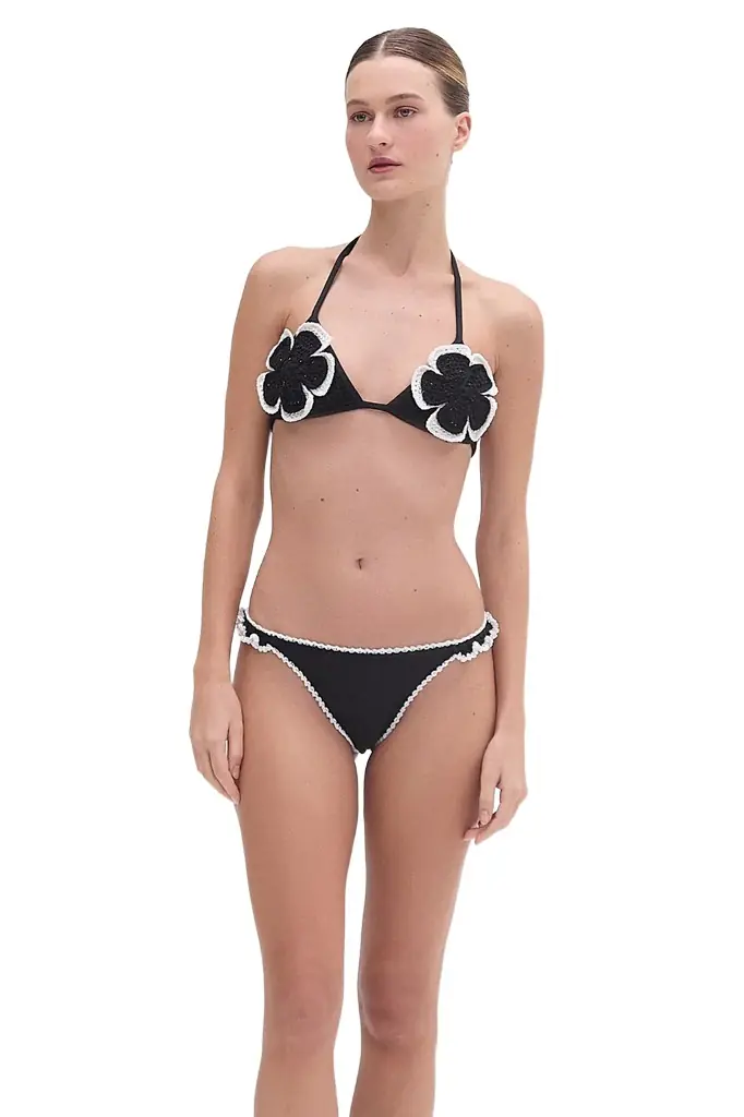 PatBo POPPY CROCHET BIKINI BOTTOM